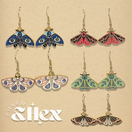 Earrings - MOTHS
